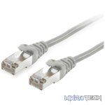 605506 Cat.6 S/FTP Patch Cable, 10m , Grey - Image 4