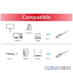 605506 Cat.6 S/FTP Patch Cable, 10m , Grey - Image 7