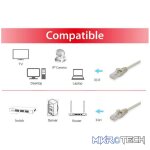 625419 Cat.6 U/UTP Patch Cable, 20m , Beige - Image 4