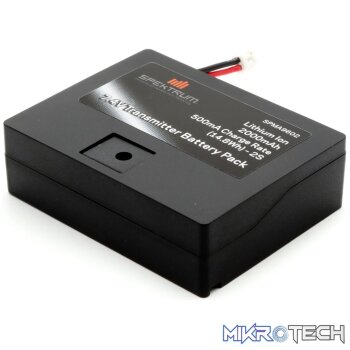 7.4V 2000mAh 2S Li-Ion Transmitter Battery: TX Plug