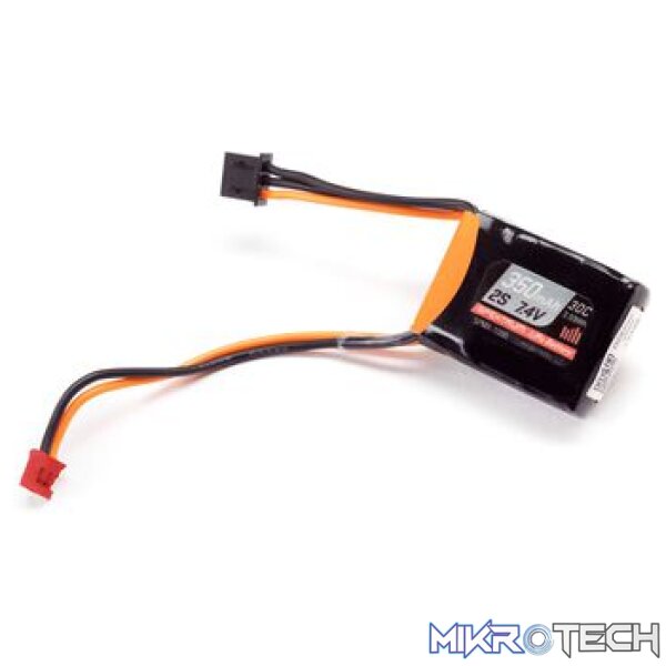 7.4V 350mAh 2S 30C LiPo Battery: PH2.0 7.4V 350mAh 2S 30C LiPo Battery: PH2.0