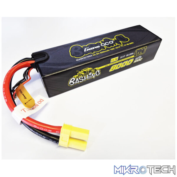 8000mAh 11.1V 3S1P 100C LiPo with EC5 8000mAh 11.1V 3S1P 100C LiPo with EC5