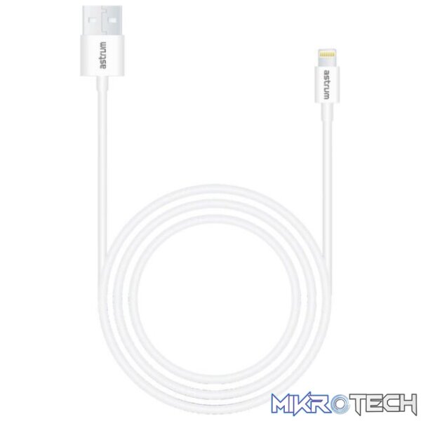 AC820 USB to 8 pin Lightning Charge & Sync 2.0m MFI Cable - Image 2