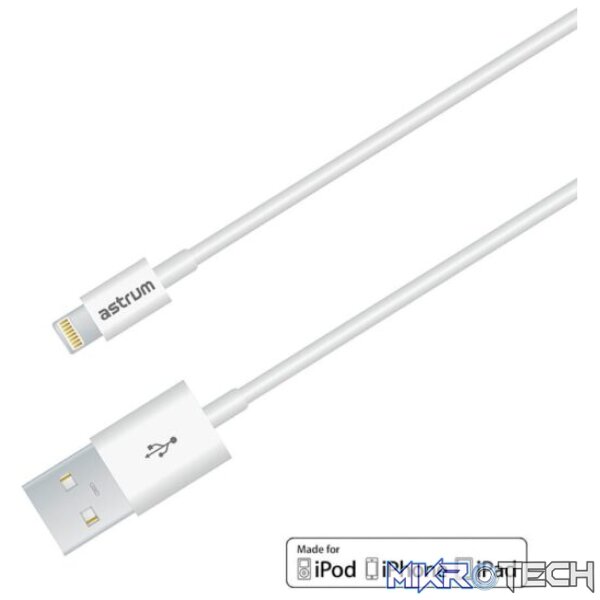 AC820 USB to 8 pin Lightning Charge & Sync 2.0m MFI Cable AC820 USB to 8 pin Lightning Charge & Sync 2.0m MFI Cable