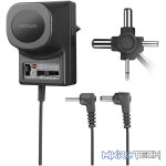 3-12V 500MA 6P UNI ADAP BLK