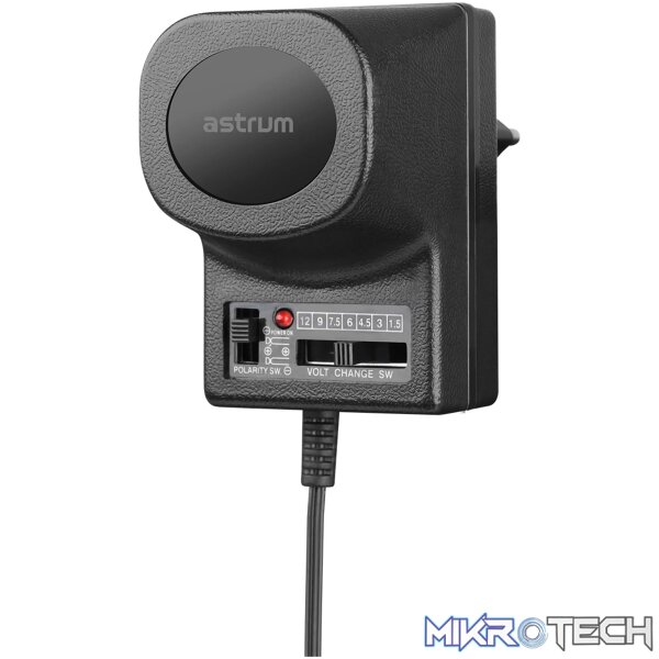 AD050 AC-DC,3-12V 500MA 6P UNI ADAP BLK - Image 3
