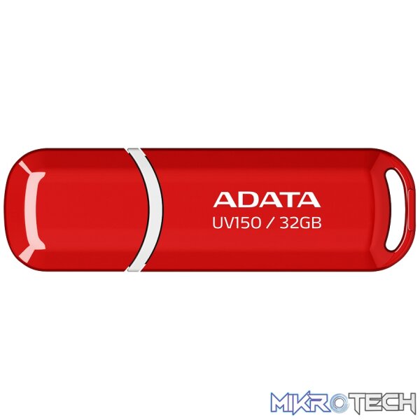 ADATA UV150 USB 3.2 32GB SNAP CAP RED - Image 2
