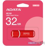 ADATA UV150 USB 3.2 32GB SNAP CAP RED - Image 3