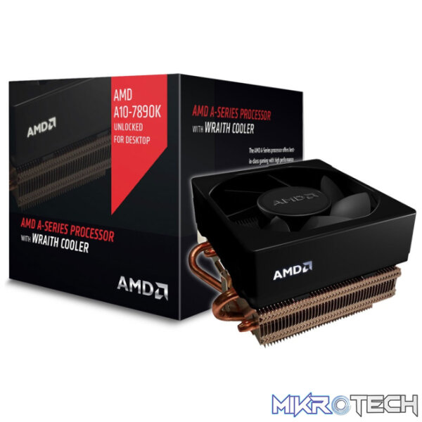 AMD A10-7890K 4.3GHZ 4C FM2+ WRAITH FAN AMD A10-7890K 4.3GHZ 4C FM2+ WRAITH FAN