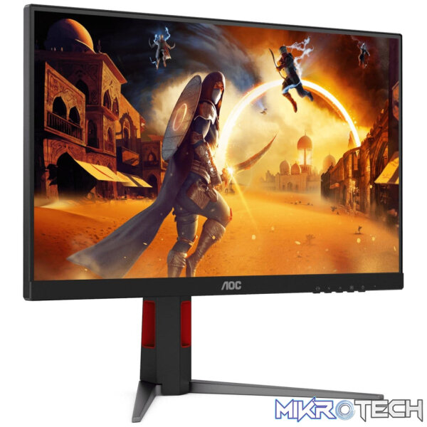 AOC 24G4H 23.8" FHD Fast IPS 200Hz 0.3ms MPRT Adaptive-Sync Gaming Monitor - Image 3