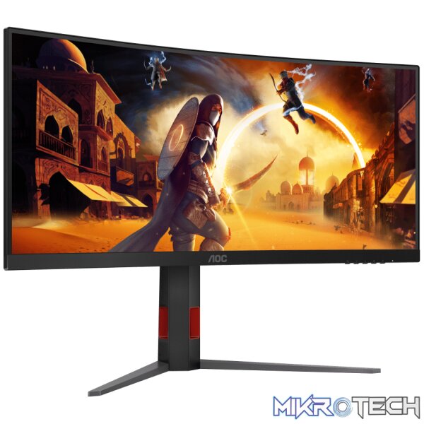 AOC Agon 34" CU34G4Z UWQHD 240Hz Curved Fast VA Gaming Monitor - Image 3
