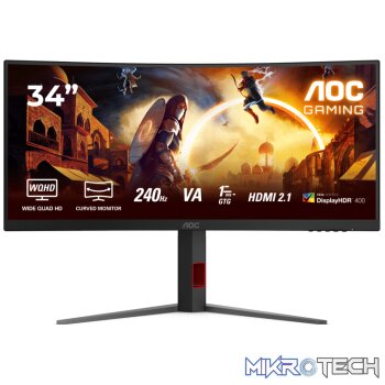 AOC Agon 34? CU34G4Z UWQHD 240Hz Curved Fast VA Gaming Monitor