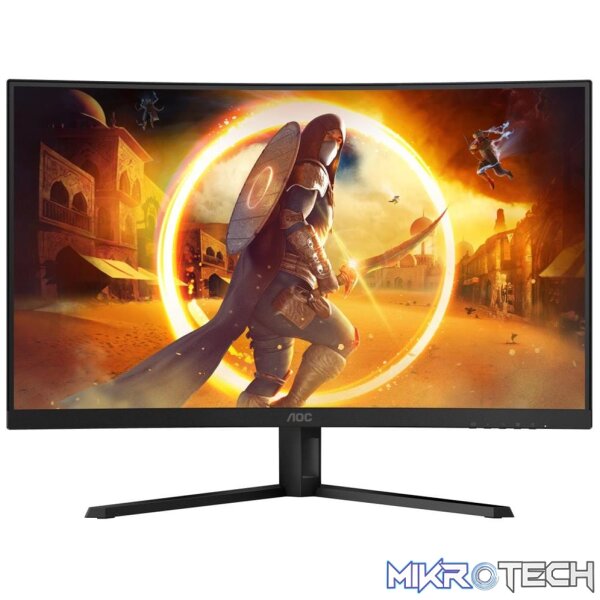 AOC CQ32G4VE 31.5" QHD 180Hz Fast VA Curved Gaming Monitor - Image 3