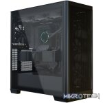 APNX C1-R premium Black mid-tower ATX case - 4x PWM ARGB Fan Included - 3x2.5'' or 3x 3.5'' - 360mm radiator - BTF Compatible. - Image 2