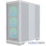 APNX C1-R premium White mid-tower ATX case - 4x PWM ARGB Fan Included - 3x2.5'' or 3x 3.5'' - 360mm radiator - BTF Compatible. - Image 2