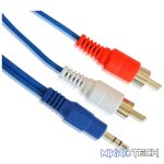 AR105 3.5mm Aux Audio Jack Male to Male RCA 5.0m Cable - Image 3