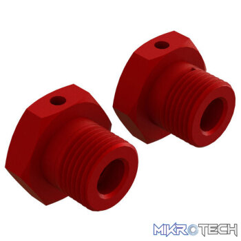 AR310904 Aluminum Wheel 17mm Hex Red (2)