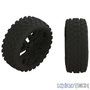 AR550057 2HO Tire Set Glued Black (2)