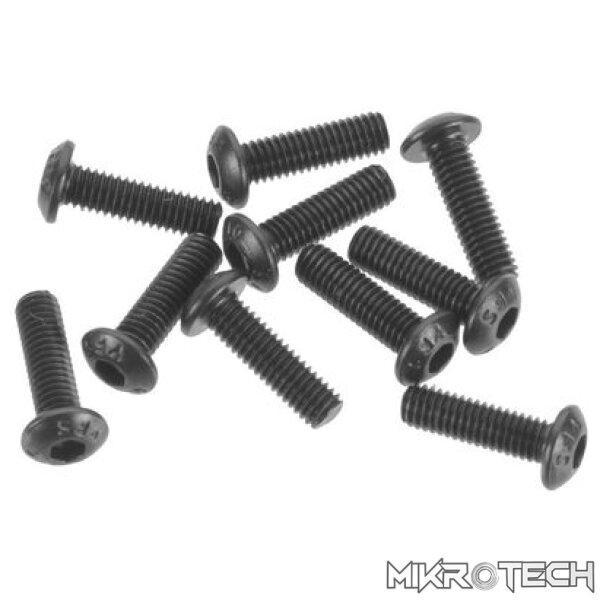 AR721310 Button Head Screw 3x10mm (10) AR721310 Button Head Screw 3x10mm (10)