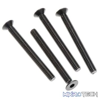AR722440 Flt Head Hex Machine Screw 4x40mm 4x4 (4)