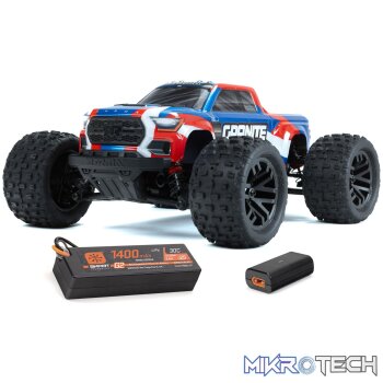 ARRMA 1/18 GRANITE GROM 4X4 RTR Brushed Monster Truck (Battery & Charger Included)