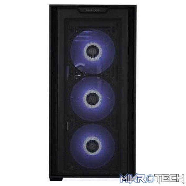 ASUS A21 PLUS Clear Tempered Glass Mesh Steel Black Micro-ATX Mid-Tower Gaming Chassis - Image 2
