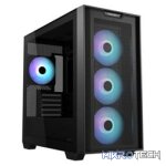 ASUS A21 PLUS Clear Tempered Glass Mesh Steel Black Micro-ATX Mid-Tower Gaming Chassis