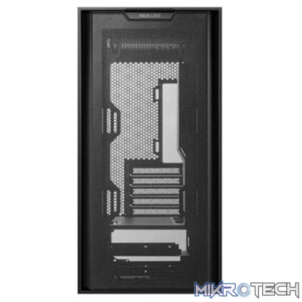 ASUS A21 PLUS Clear Tempered Glass Mesh Steel Black Micro-ATX Mid-Tower Gaming Chassis - Image 4