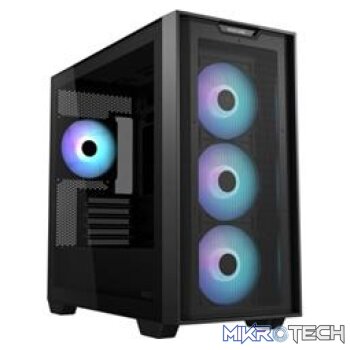 ASUS A21 PLUS Clear Tempered Glass Mesh Steel Black Micro-ATX Mid-Tower Gaming Chassis