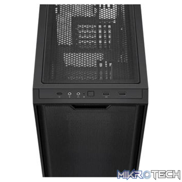 ASUS A21 PLUS Clear Tempered Glass Mesh Steel Black Micro-ATX Mid-Tower Gaming Chassis - Image 5