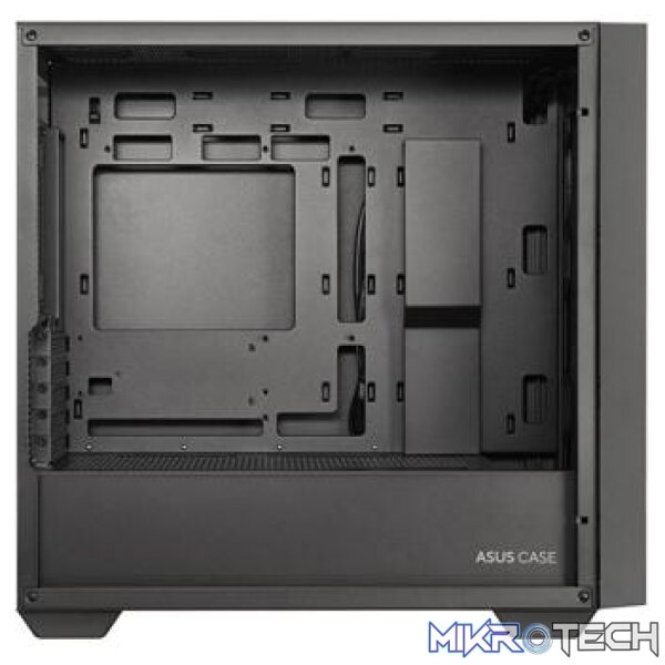 ASUS A21 PLUS Clear Tempered Glass Mesh Steel Black Micro-ATX Mid-Tower Gaming Chassis - Image 6