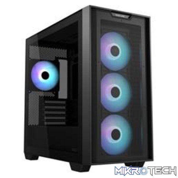 ASUS A21 PLUS Clear Tempered Glass Mesh Steel Black Micro-ATX Mid-Tower Gaming Chassis ASUS A21 PLUS Clear Tempered Glass Mesh Steel Black Micro-ATX Mid-Tower Gaming Chassis