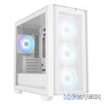 ASUS A21 PLUS Clear Tempered Glass Mesh Steel White Micro-ATX Mid-Tower Gaming Chassis