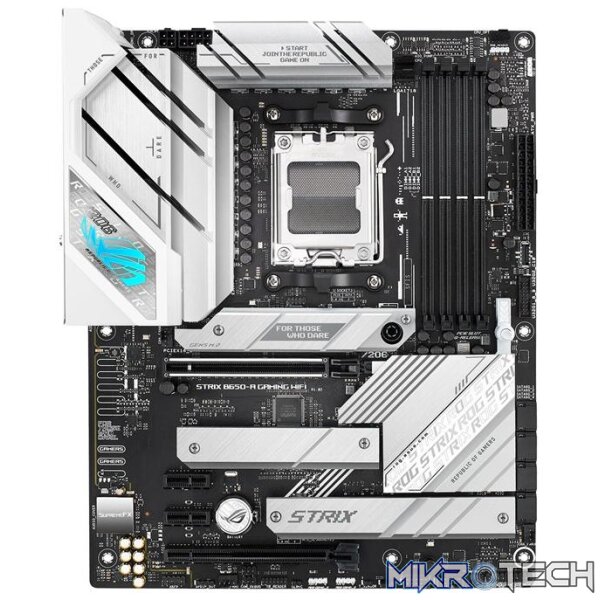 ASUS AMD ROG STRIX B650-A GAMING WIFI B650 Ryzen Socket AM5 ATX Desktop Motherboard - Image 2