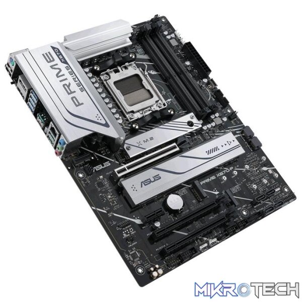 ASUS AMD Ryzen PRIME X670-P AM5 DDR5 PCIe 4.0 ATX Motherboard - Image 3