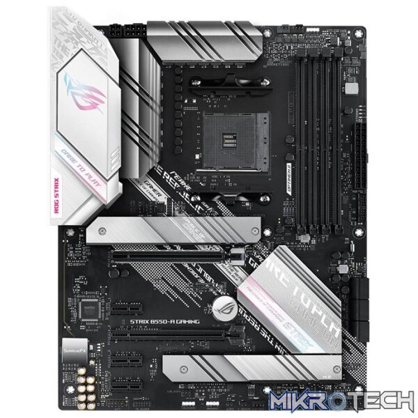 ASUS AMD Ryzen ROG STRIX GAMING B550-A AM4 PCIe 4.0 ATX Motherboard - Image 2