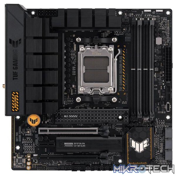 ASUS AMD TUF Gaming B650M-Plus WiFi B650 Ryzen Socket AM5 M-ATX Desktop Motherboard - Image 2