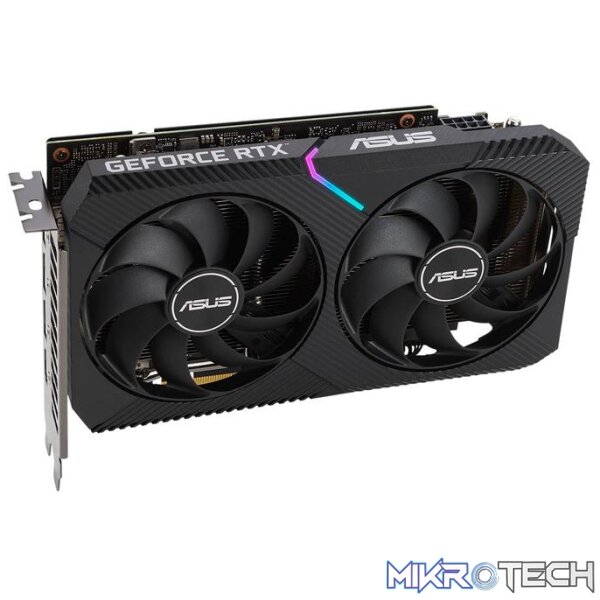 ASUS GeForce RTX 3050 Dual V2 OC Edition 8GB GDDR6 128-bit PCI Express 4.0 Graphics Card - Image 3
