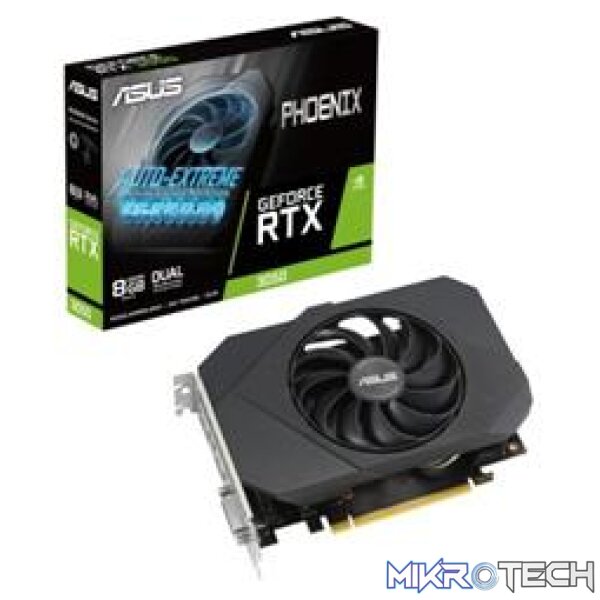 ASUS GeForce RTX 3050 Phoenix V2 8GB GDDR6 128-bit PCI Express 4.0 Graphics Card ASUS GeForce RTX 3050 Phoenix V2 8GB GDDR6 128-bit PCI Express 4.0 Graphics Card