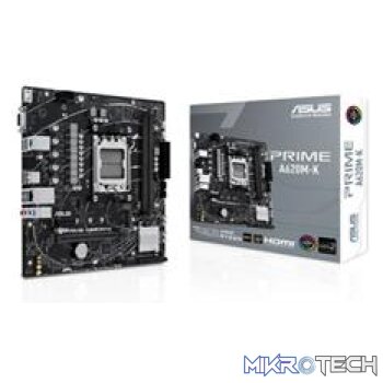 ASUS PRIME A620M-K AMD A620 Ryzen Socket AM5 Micro-ATX Desktop Motherboard