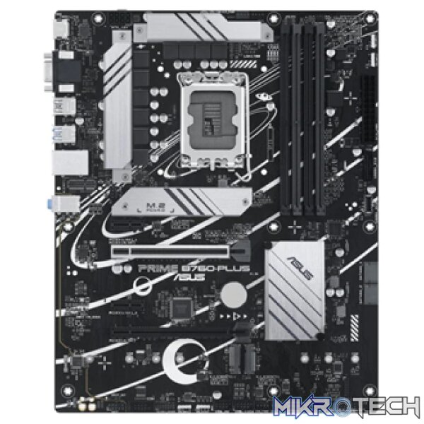 ASUS PRIME B760-PLUS DDR5 Intel B760 Raptor Lake LGA 1700 ATX Motherboard - Image 2