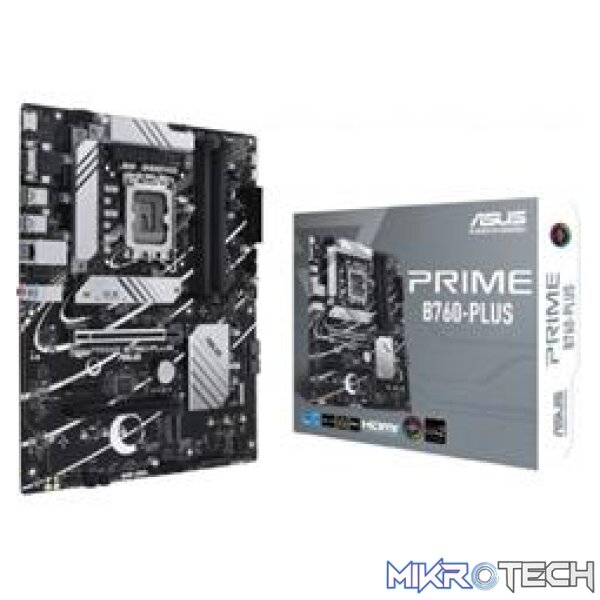ASUS PRIME B760-PLUS DDR5 Intel B760 Raptor Lake LGA 1700 ATX Motherboard ASUS PRIME B760-PLUS DDR5 Intel B760 Raptor Lake LGA 1700 ATX Motherboard