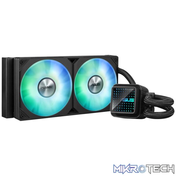 ASUS PRIME LC 240 ARGB 240mm AIO Black Liquid CPU Cooler - Image 2
