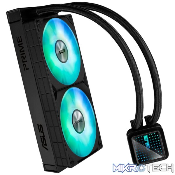 ASUS PRIME LC 240 ARGB 240mm AIO Black Liquid CPU Cooler - Image 3