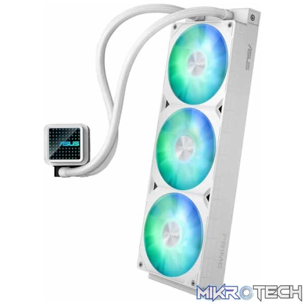 ASUS PRIME LC 360 ARGB White Edition 360mm White AIO Liquid CPU Cooler - Image 3