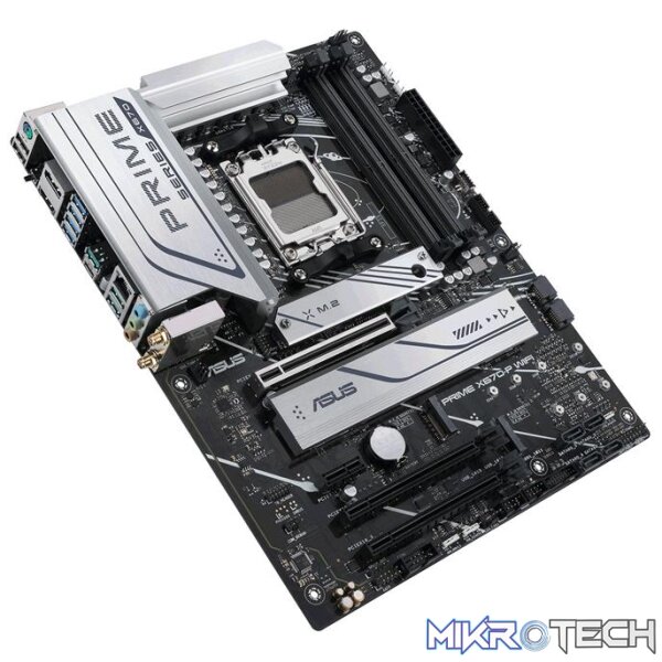 ASUS PRIME X670-P WIFI AMD X670 Ryzen Socket AM5 ATX Desktop Motherboard - Image 3