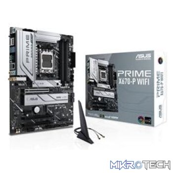 ASUS PRIME X670-P WIFI AMD X670 Ryzen Socket AM5 ATX Desktop Motherboard