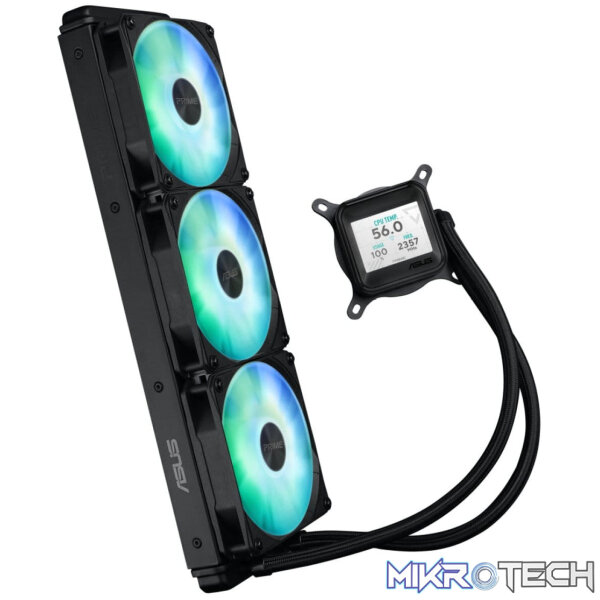 ASUS Prime LC 360 ARGB LCD 360mm Black Liquid CPU Cooler - Image 5