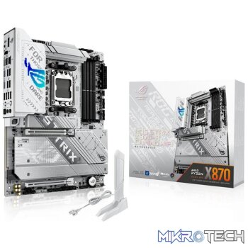 ASUS ROG STRIX X870-A GAMING WIFI DDR5 ATX White Gaming Motherboard