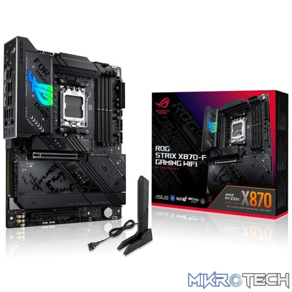 ASUS ROG STRIX X870-F GAMING WIFI DDR5 ATX Gaming Motherboard ASUS ROG STRIX X870-F GAMING WIFI DDR5 ATX Gaming Motherboard